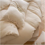 Duvet Cover Reversible Quilted Bow Appliques