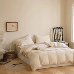 Duvet Cover Reversible Quilted Bow Appliques