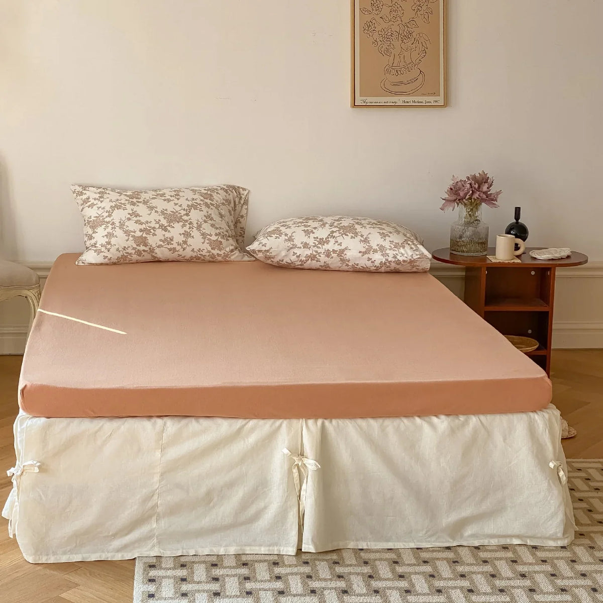 Duvet Cover Set Breathable Cotton Percale Hotel Closure