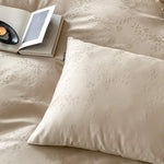 Duvet Cover Set Breathable Cotton Satin Concealed Zipper