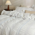 Duvet Cover Set Breathable Quilted Cotton Concealed Zipper