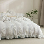 Duvet Cover Set Breathable Quilted Cotton Concealed Zipper