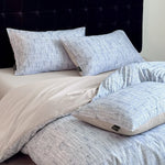 Duvet Cover Set Brushed Cotton Blend Breathable & Machine-Washable