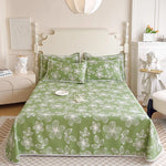 Duvet Cover Set Cotton Check Pattern Machine Washable