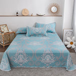 Duvet Cover Set Cotton Check Pattern Machine Washable