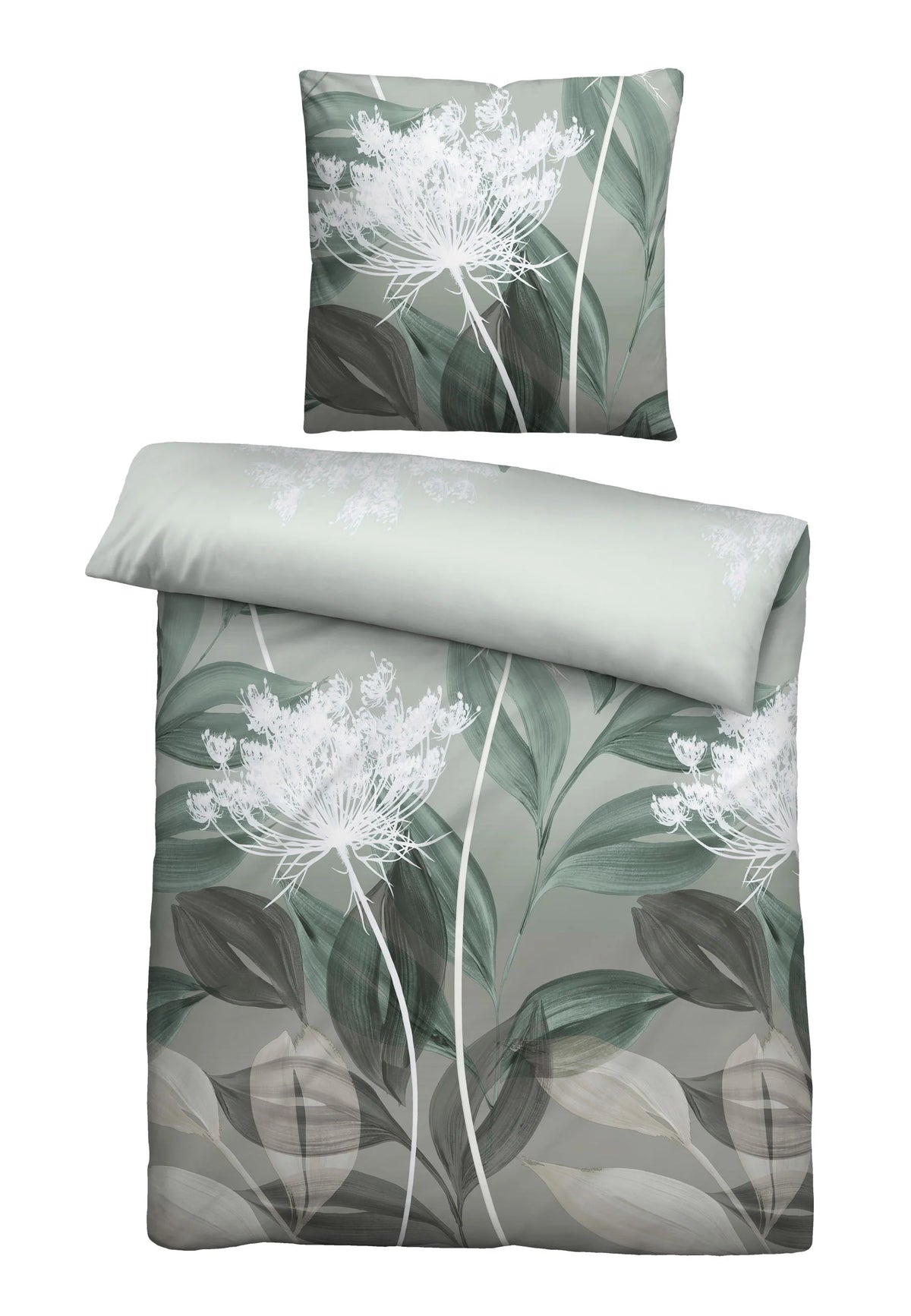 Duvet Cover Set Cotton Flannelette Floral Print