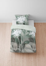 Duvet Cover Set Cotton Flannelette Floral Print