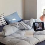 Duvet Cover Set Cotton Percale Temperature-Regulating