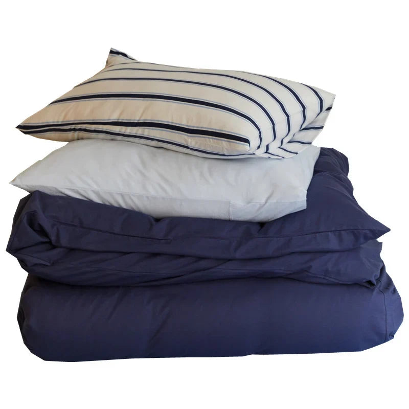 Duvet Cover Set Cotton Percale Temperature-Regulating
