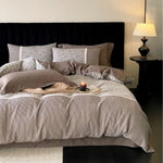 Duvet Cover Set Cotton Percale Temperature-Regulating Reversible Paisley