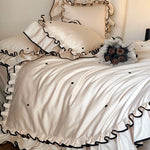 Duvet Cover Set Cotton Satin Temperature-Regulating