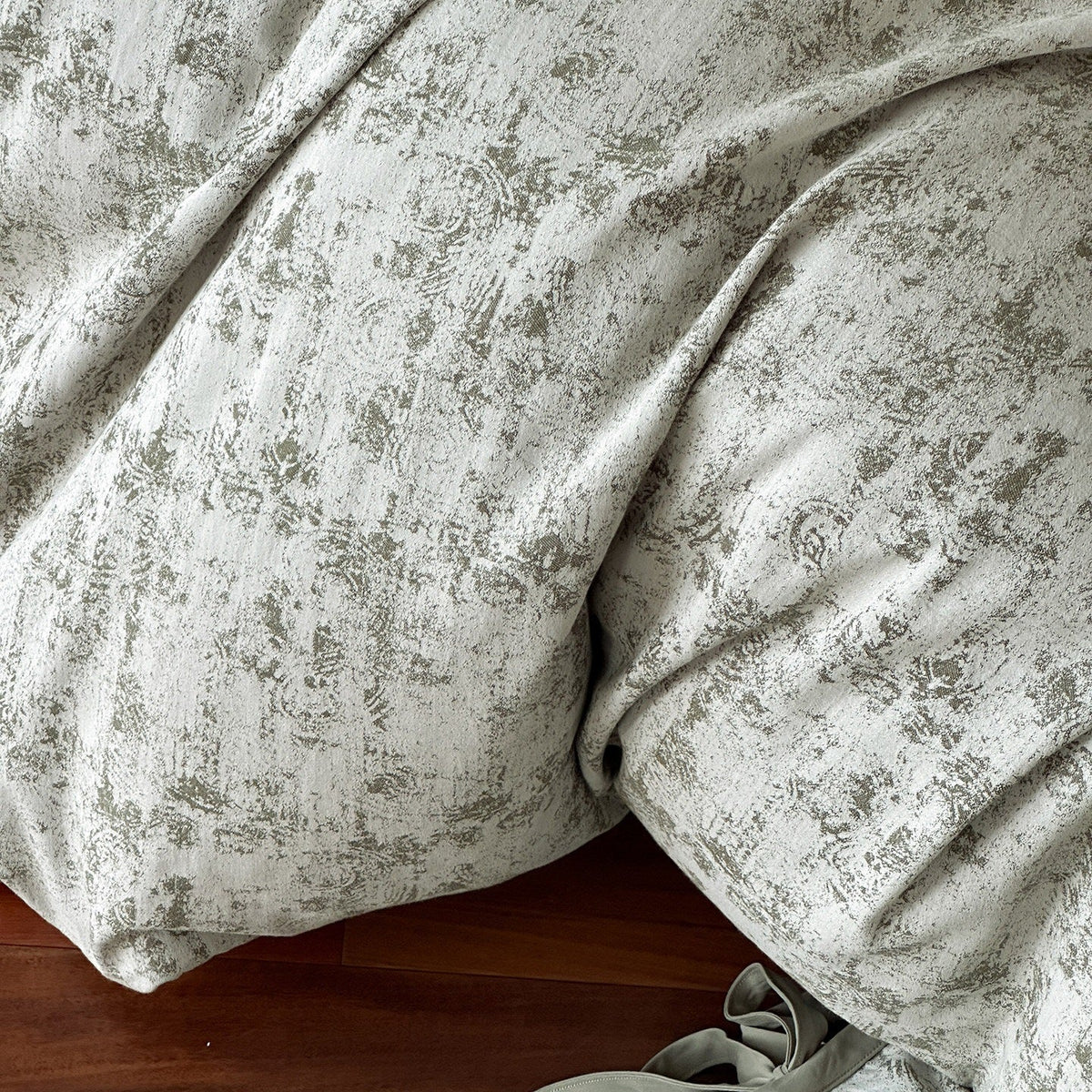 Duvet Cover Set Cotton Satin Vintage Floral Machine Washable