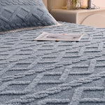 Duvet Cover Set Flannel Velvet Elastic Edge & Pillowcases