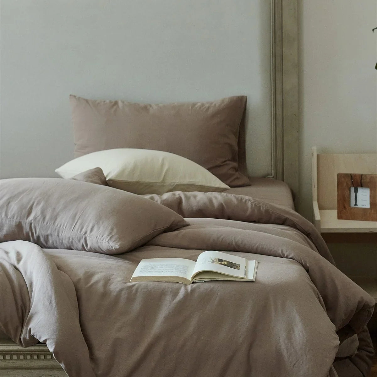Duvet Cover Set GOTS-Certified Organic Cotton Concealed Zipper