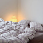 Duvet Cover Set Lightweight Cotton Muslin 4-Piece