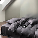 Duvet Cover Set Lyocell Satin Jacquard Leopard Pattern