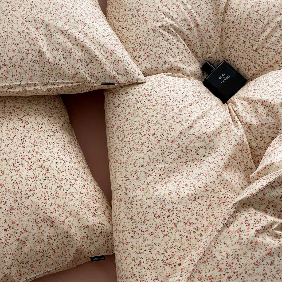 Duvet Cover Set Mako Cotton Satin Reversible 4-Piece