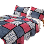 Duvet Cover Set Microfiber Geometric Machine Washable