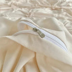 Duvet Cover Set Ruffled Floral Microfiber