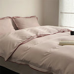 Duvet Cover Set Satin Microfiber Allergy-Resistant 4-Piece