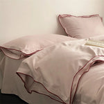 Duvet Cover Set Satin Microfiber Allergy-Resistant 4-Piece