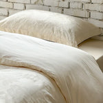 Duvet Cover Set Satin Tone-On-Tone Jacquard & Temperature-Regulating