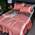 Duvet Cover Set Silk-Like Satin Breathable & Hypoallergenic