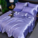 Duvet Cover Set Silk-Like Satin Breathable & Hypoallergenic