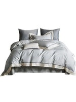 Duvet Cover Set Silky-Matte Satin Matching Pillowcases