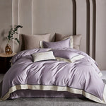 Duvet Cover Set Silky-Matte Satin Matching Pillowcases