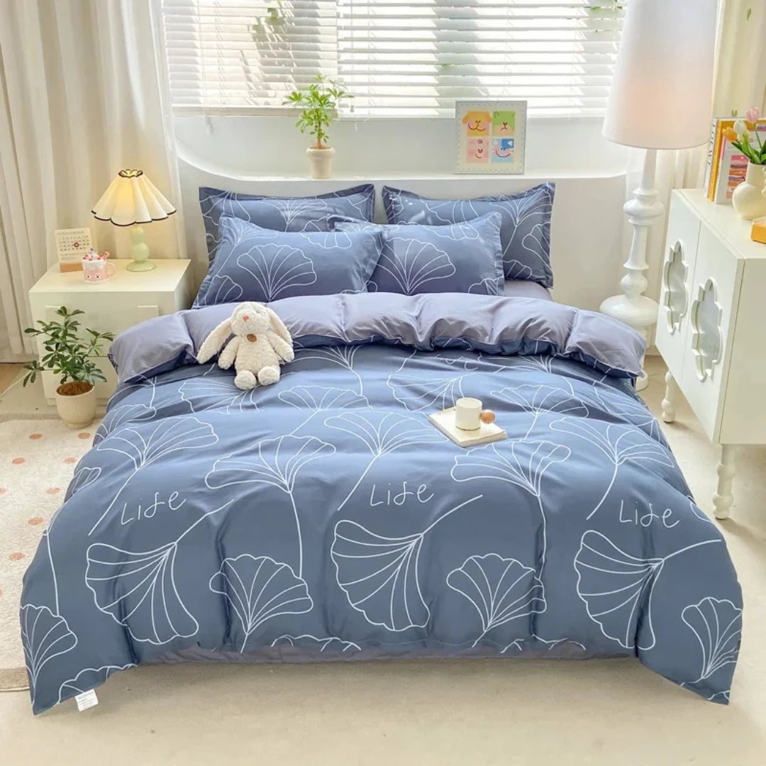 Duvet Cover Set Silky-Soft Polyester Breathable & Wrinkle-Resistant