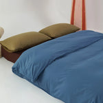 Duvet Cover Set Temperature-Regulating Cotton Satin 4-Piece