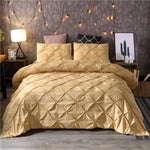 Duvet Cover Set Tufted Textured 100% Cotton Hypoallergenic