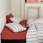 Duvet Cover Set Waffle Cotton Temperature Regulating