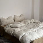 Duvet & Pillow Set Breathable Cotton-Linen Allergy-Friendly Filling