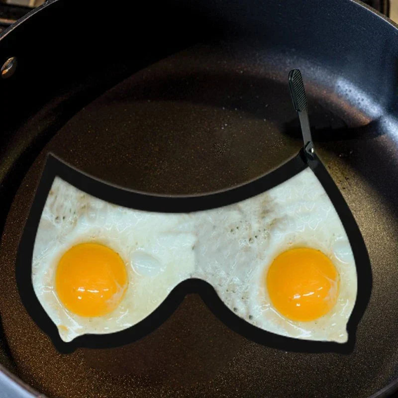 Egg And Pancake Cooking Ring Metal Stay-Cool Dual-Use