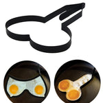 Egg And Pancake Cooking Ring Metal Stay-Cool Dual-Use