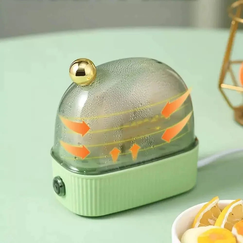 Egg Cooker & Poacher 3 Adjustable Heat Settings 2-Egg Capacity