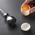 Egg Cracker Stainless Steel Gravity-Powered Dishwasher-Safe