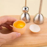 Egg Cracker Stainless Steel Gravity-Powered Dishwasher-Safe