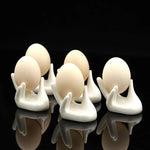 Egg Cup Holder Ceramic Hand-Shaped Design Keeps Eggs Steady
