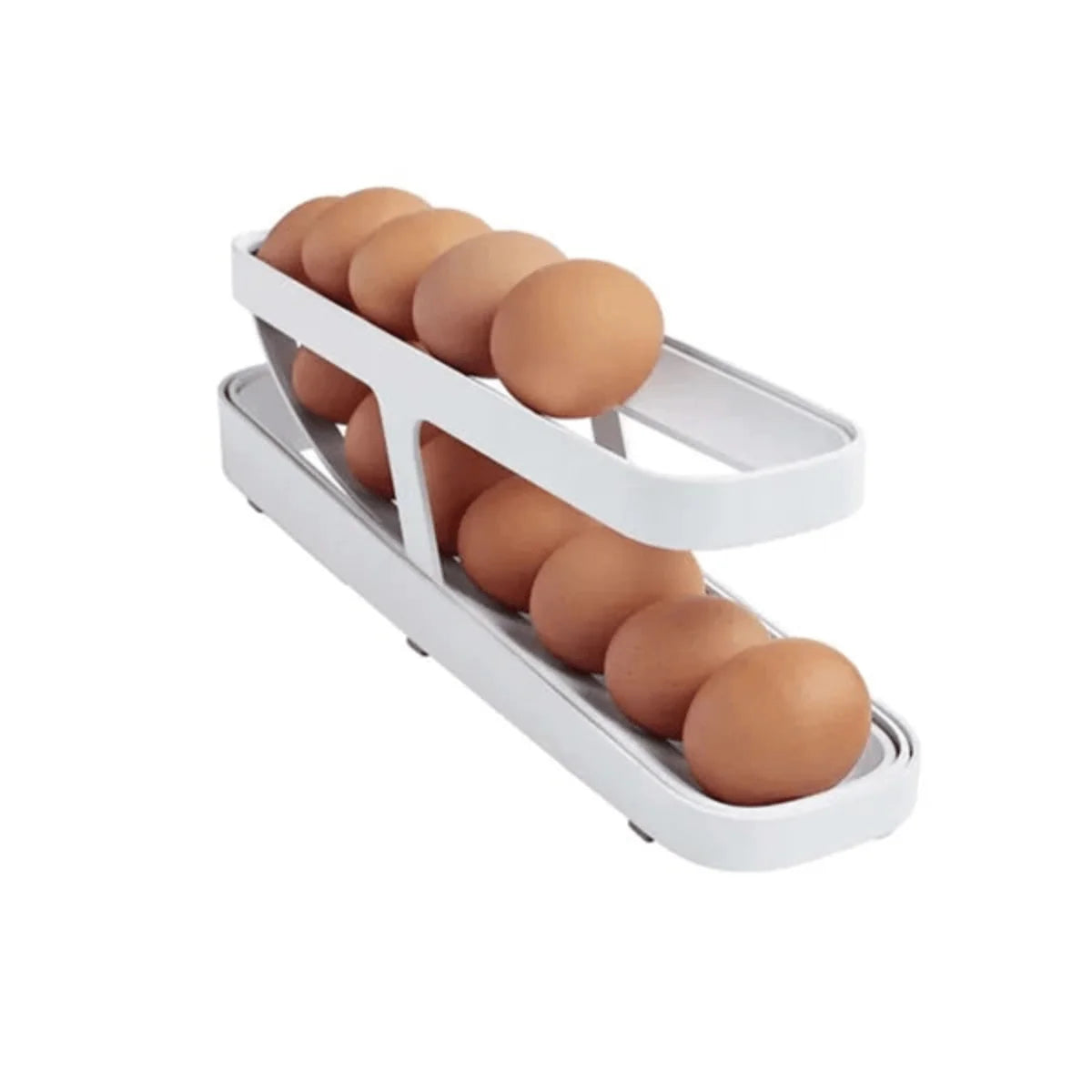 Egg Dispenser Gravity-Fed 14-Egg 2-Tier Storage