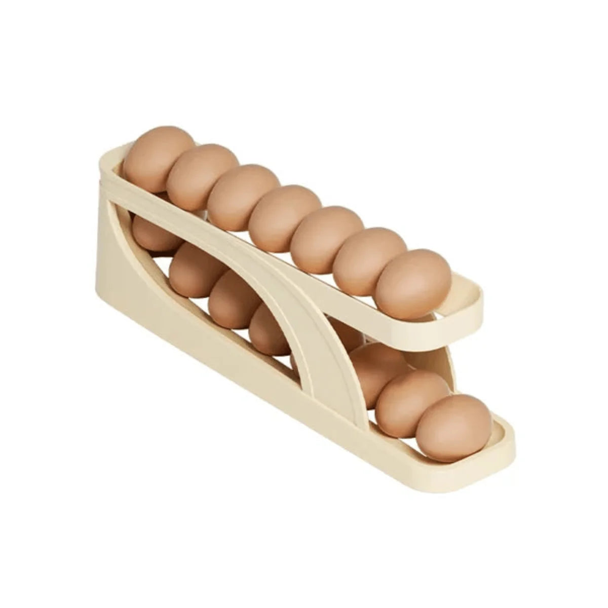 Egg Dispenser Gravity-Fed 14-Egg 2-Tier Storage