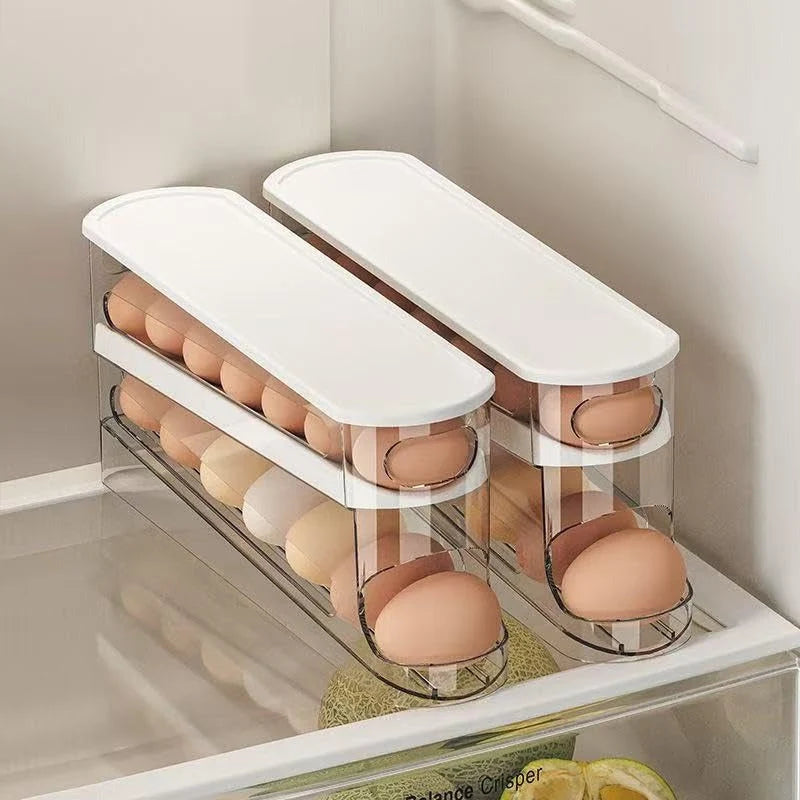 Egg Dispenser Gravity-Fed Stackable Holds 14–16 Eggs