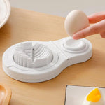 Egg & Fruit Slicer One-Button Stainless Steel Blades Compact