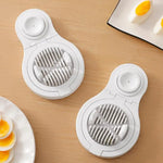 Egg & Fruit Slicer One-Button Stainless Steel Blades Compact