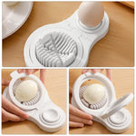Egg & Fruit Slicer One-Button Stainless Steel Blades Compact