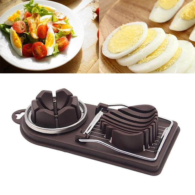 Egg & Fruit Slicer Stainless Steel Dual-Pattern Cutters