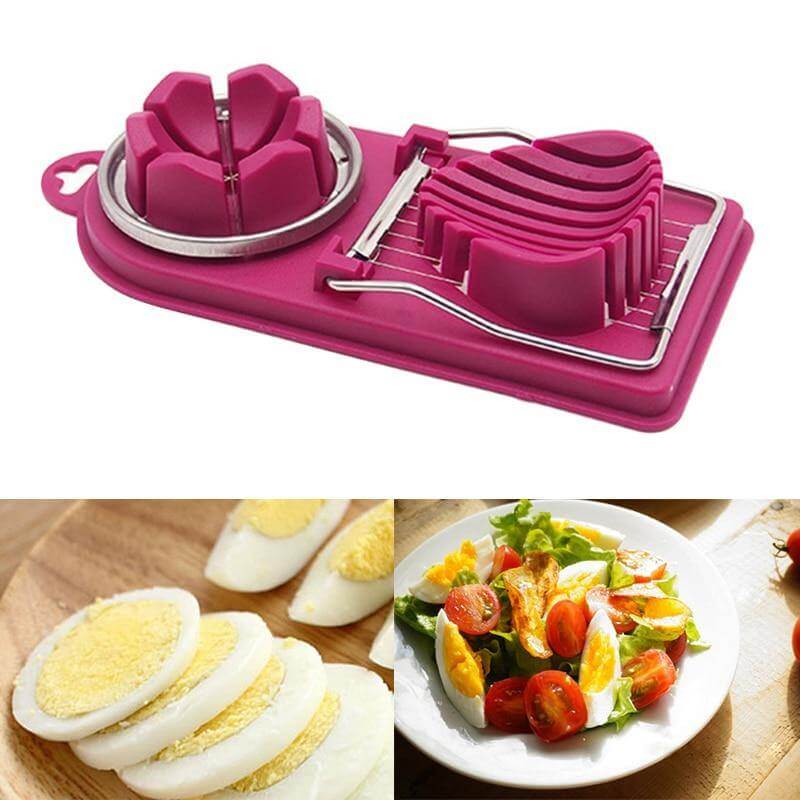 Egg & Fruit Slicer Stainless Steel Dual-Pattern Cutters
