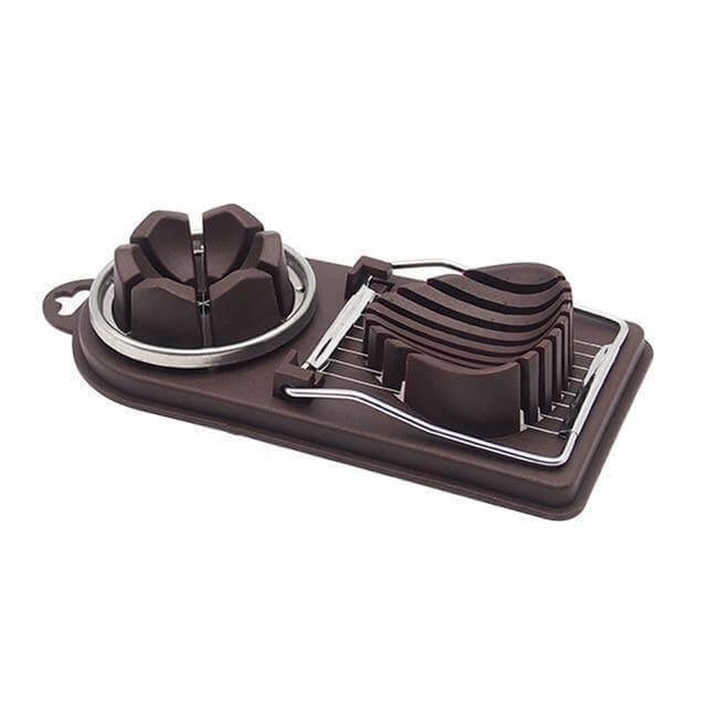 Egg & Fruit Slicer Stainless Steel Dual-Pattern Cutters